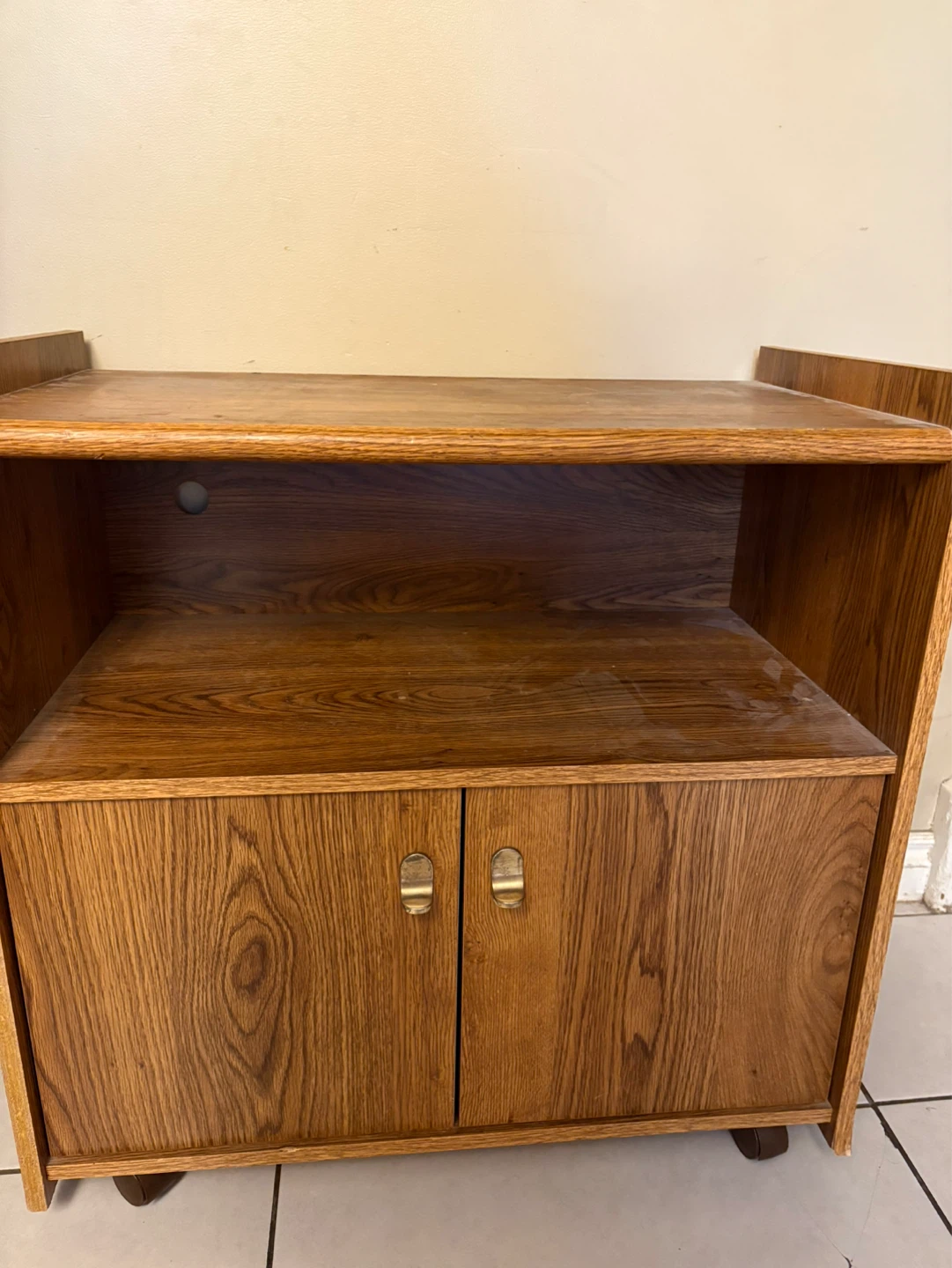 Wooden Media Console / Storage Cabinet