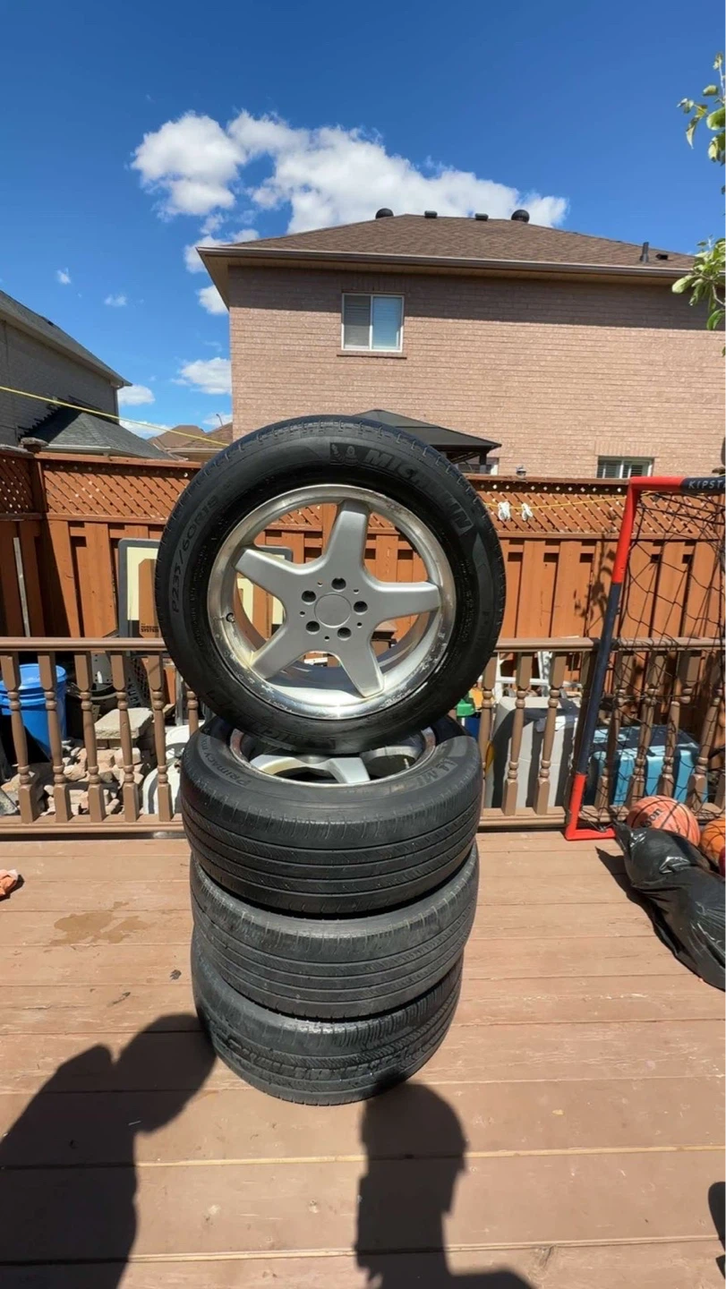 Set of 4 Tires with Rims