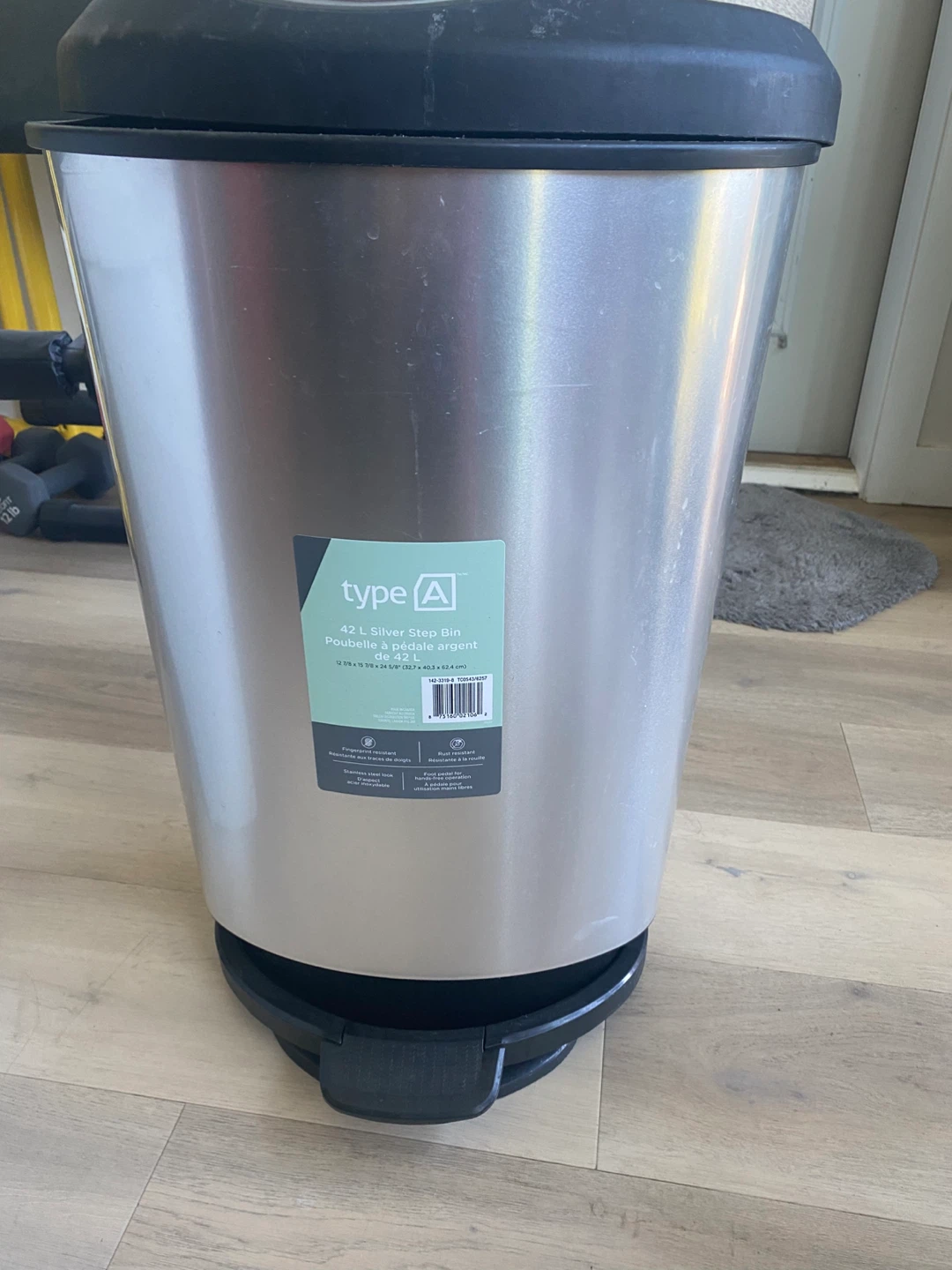 Stainless steel Trash Can - photo 4