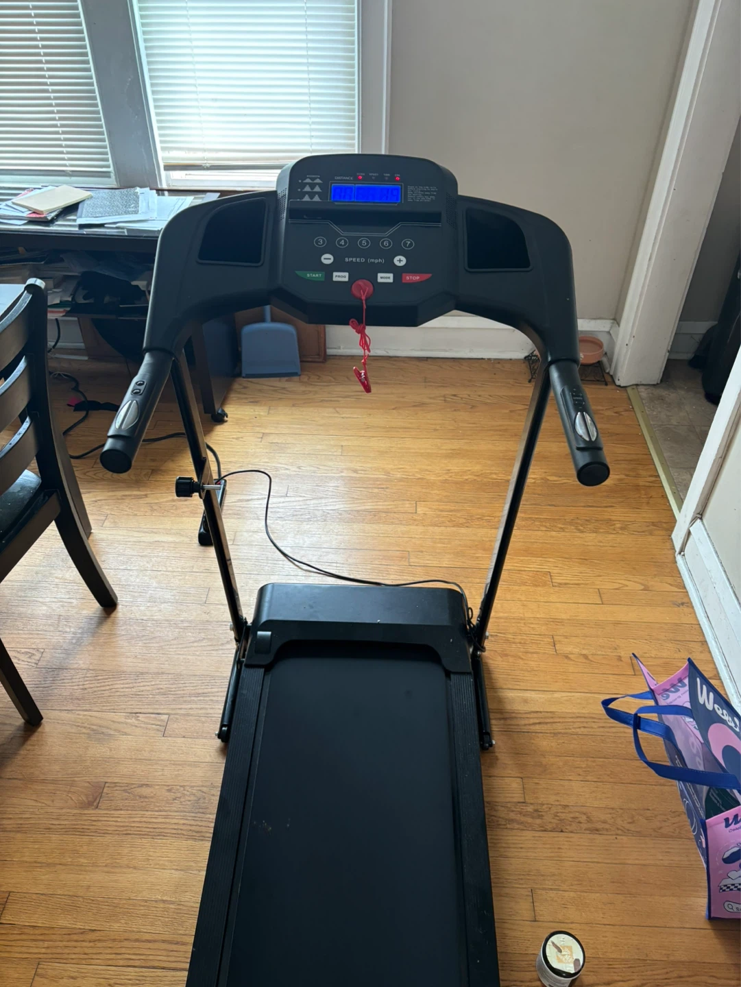 Black Folding Treadmill - photo 2