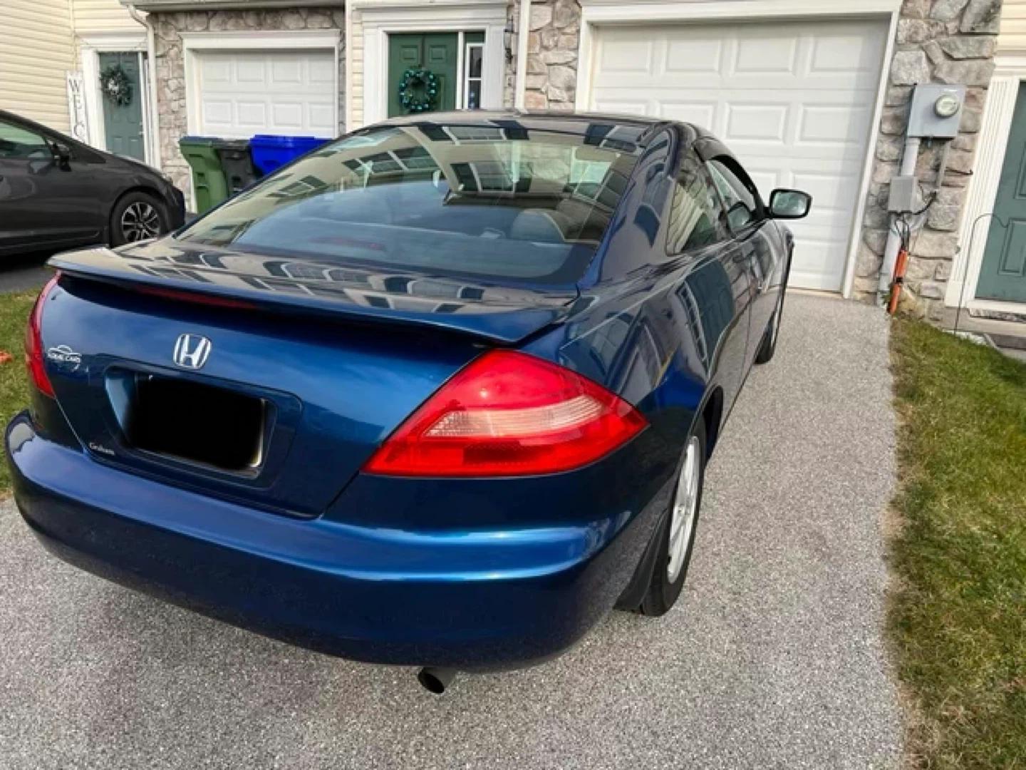 Blue Honda Accord Coupe