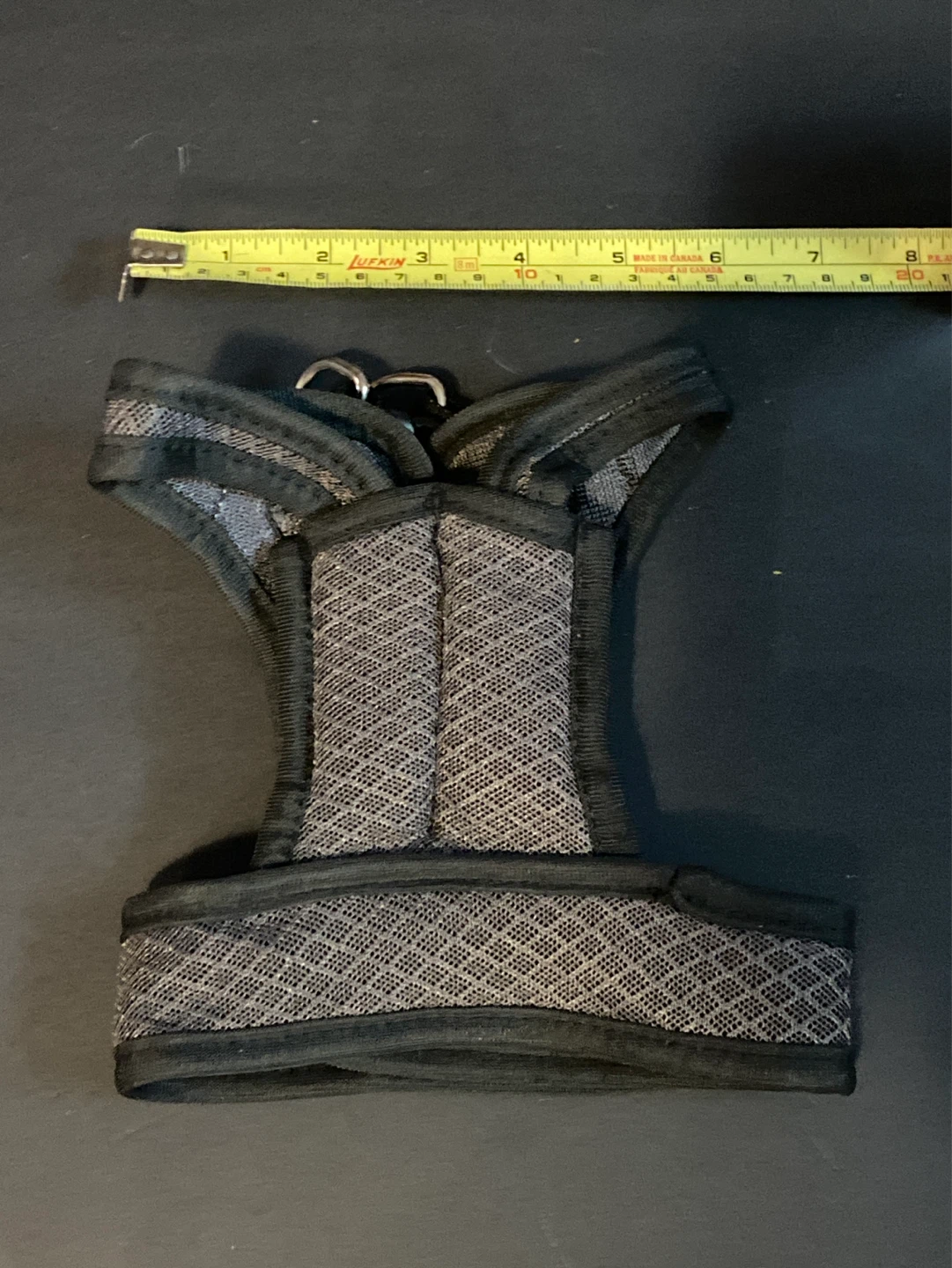 Black and Grey Small Pet/Animal Harness