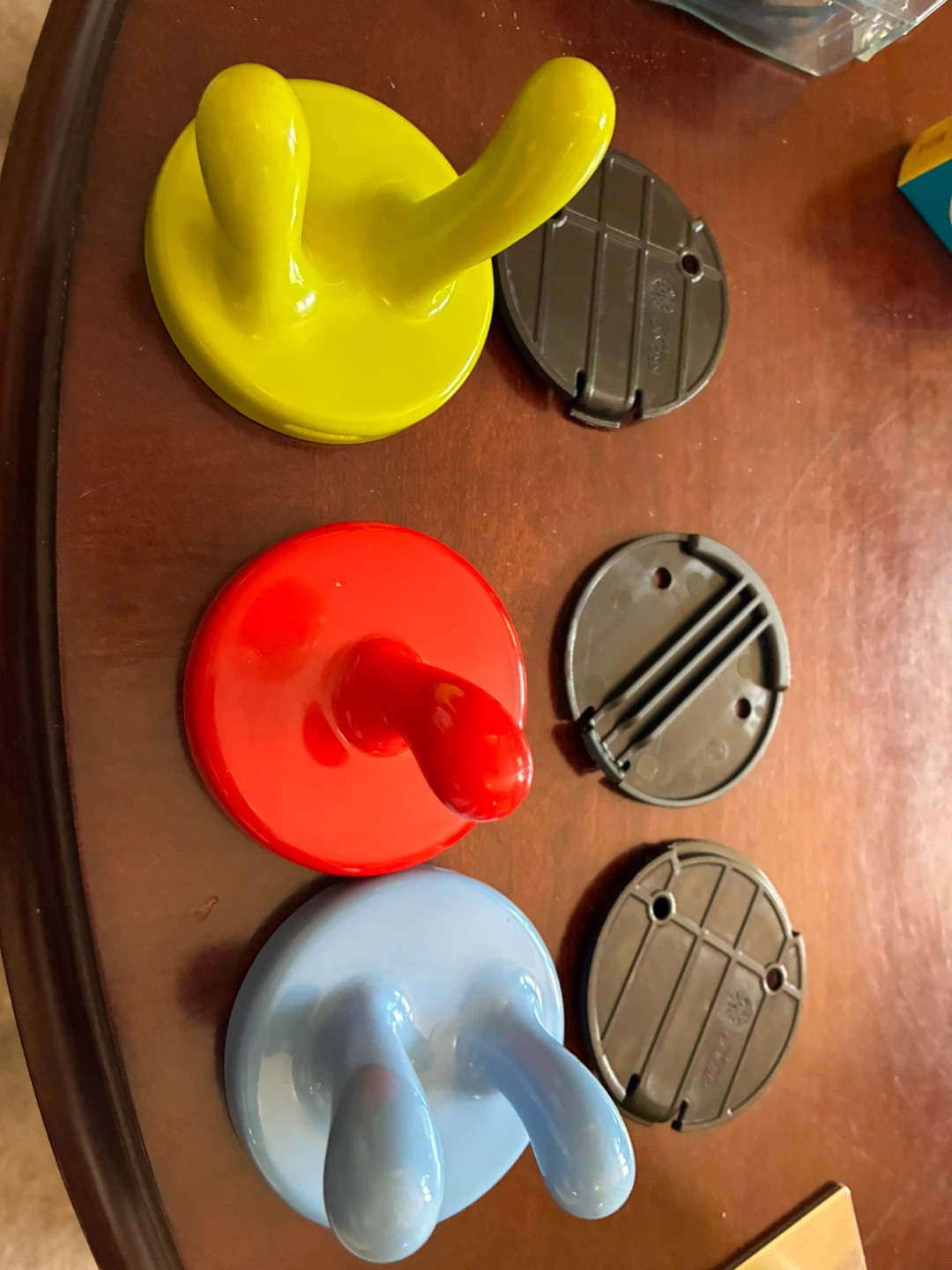 Vintage IKEA krokig Wall Hooks Set of 3 Memphis Color - photo 2