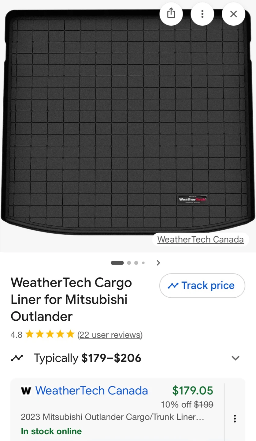 Cargo Liner for Mitsubishi Outlander - photo 3