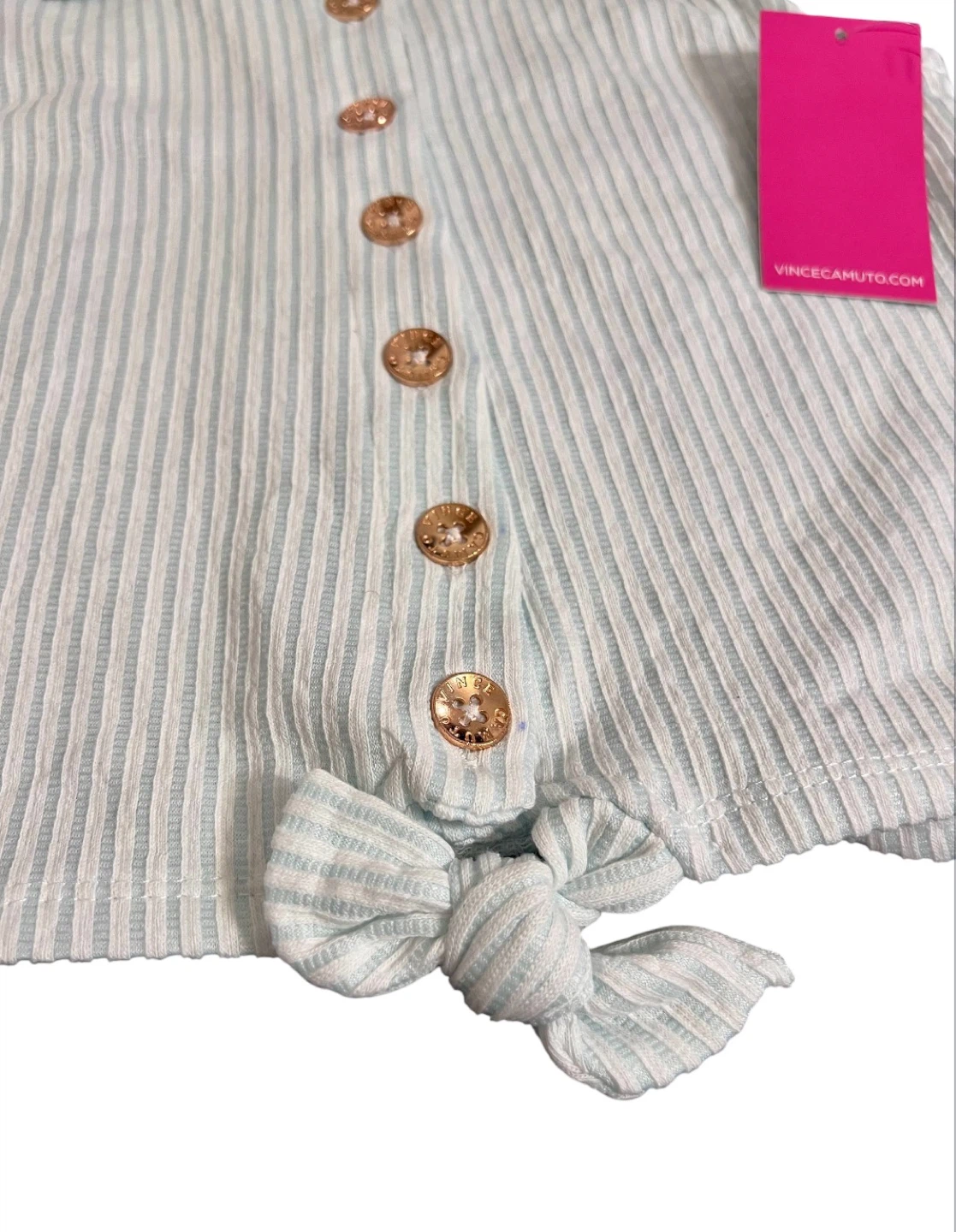 Vince Camuto Girls Sleeveless Tie-Front Top – Size 10 – BNWT - photo 2
