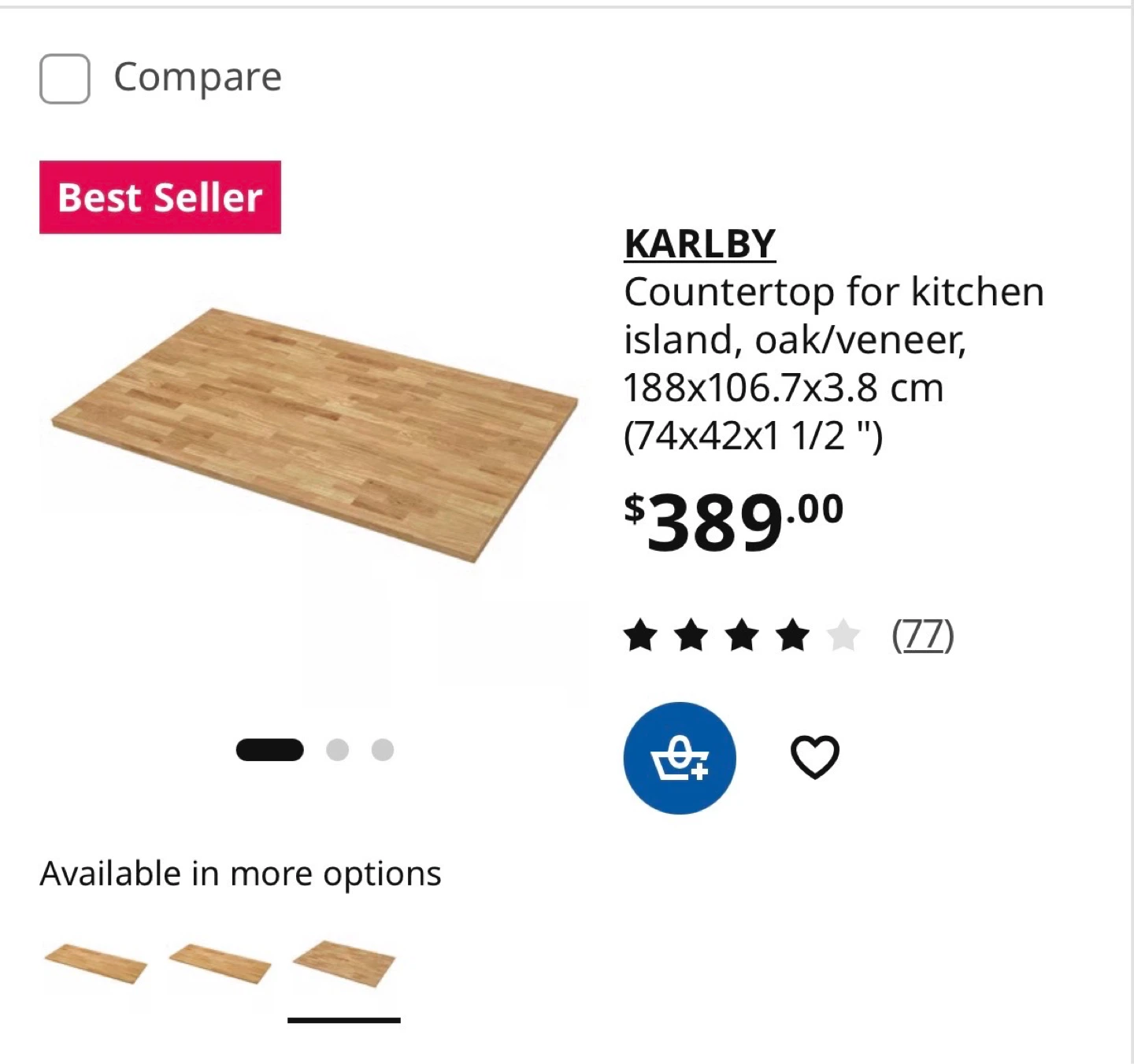 Kitchen Island with 6 Counter Stools - photo 4