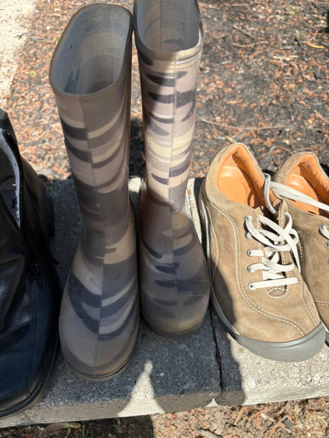 Kids Camo Rubber Boots