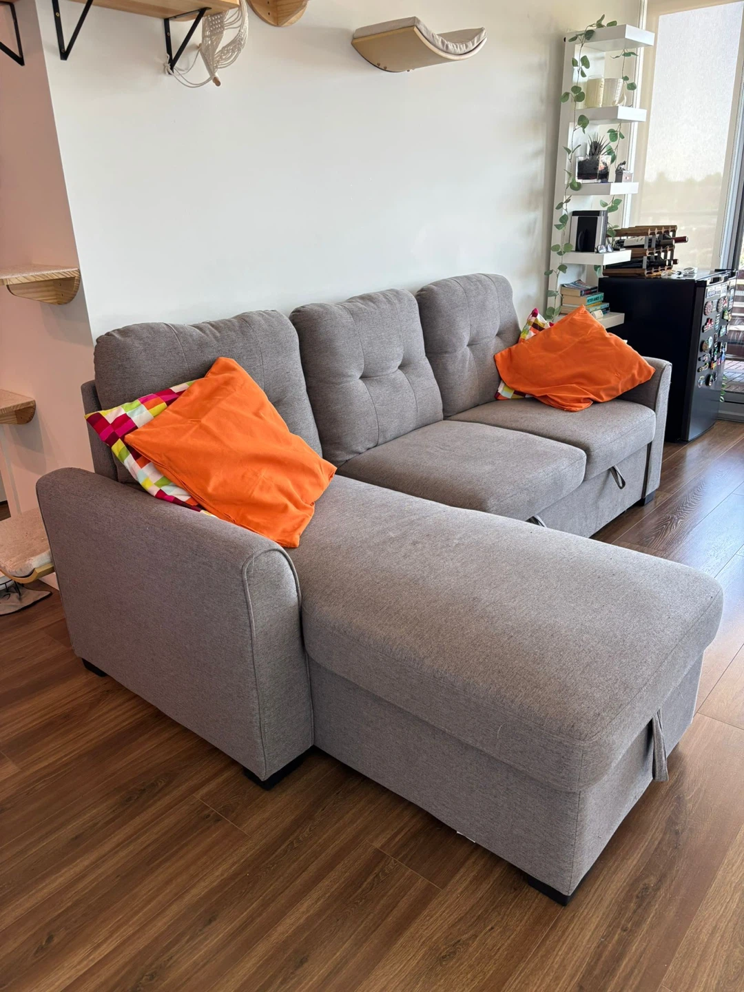 The Brick - Grey Sectional Sofa with Storage - photo 4