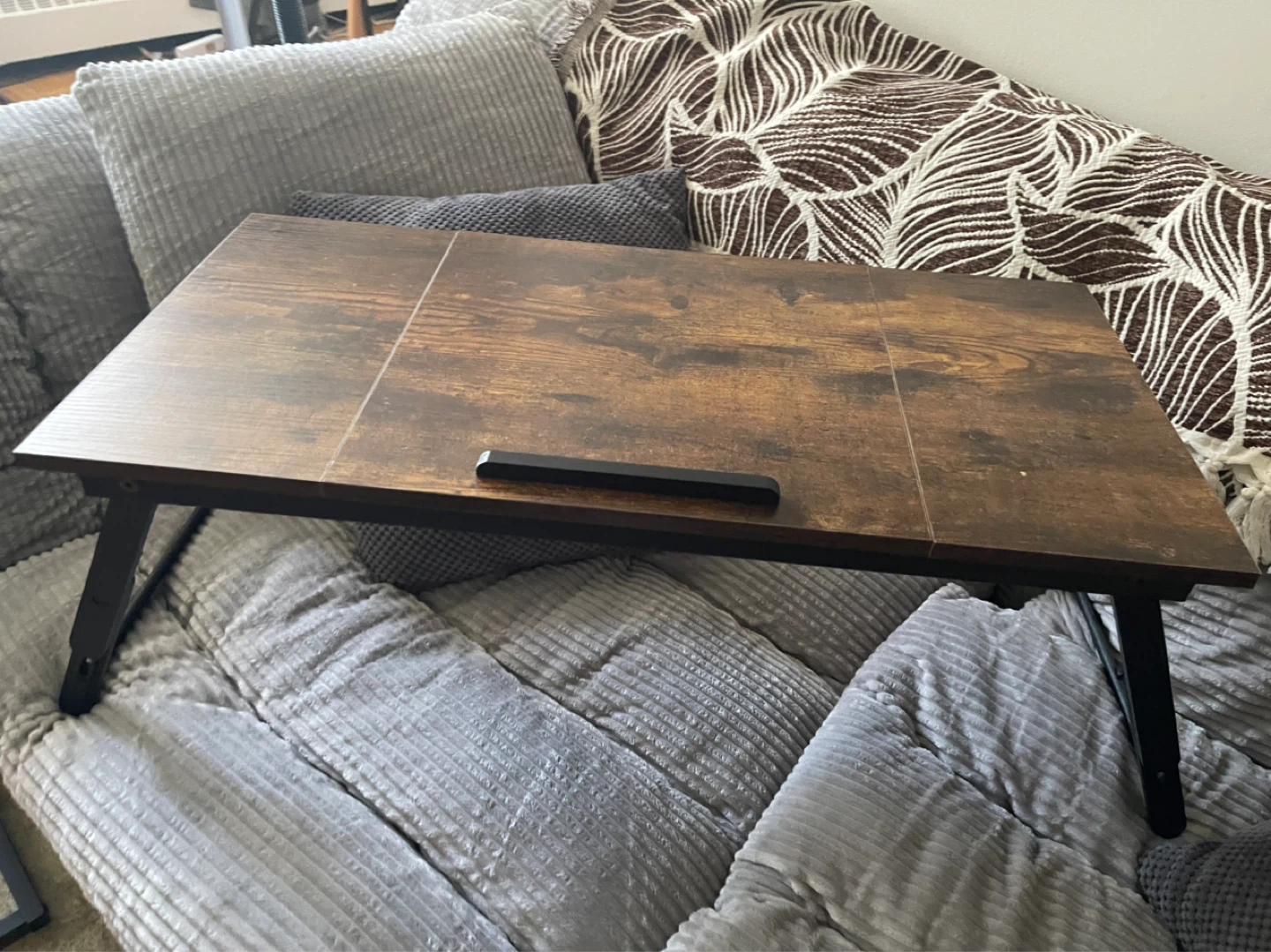 Wooden Laptop Bed Tray - photo 2
