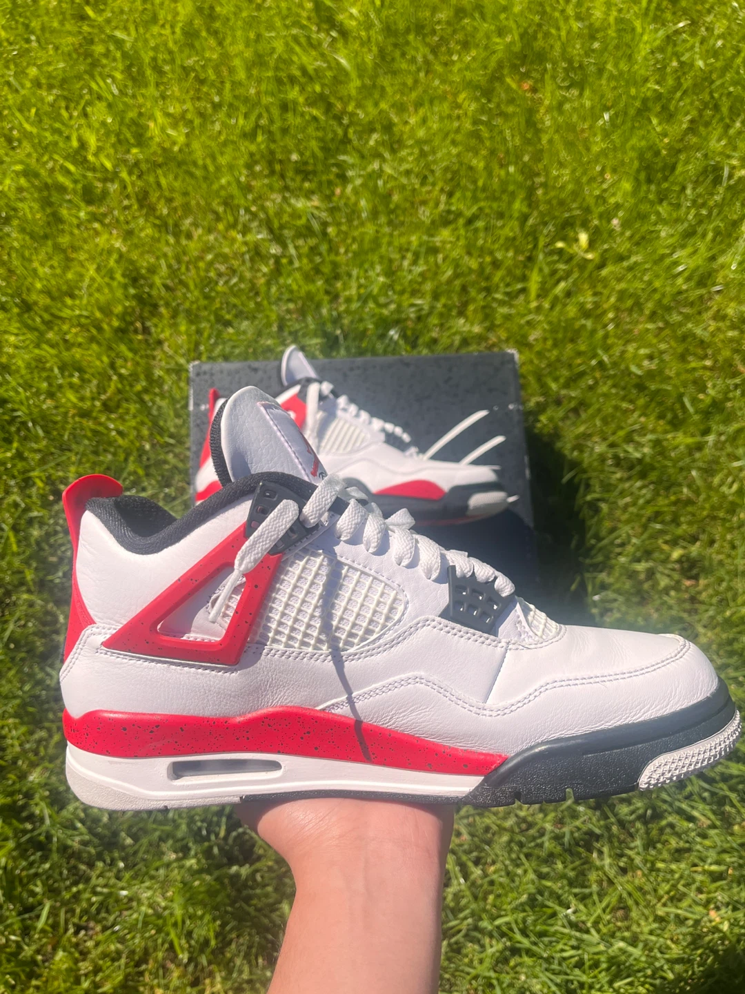 Jordan 4 red cement - photo 2
