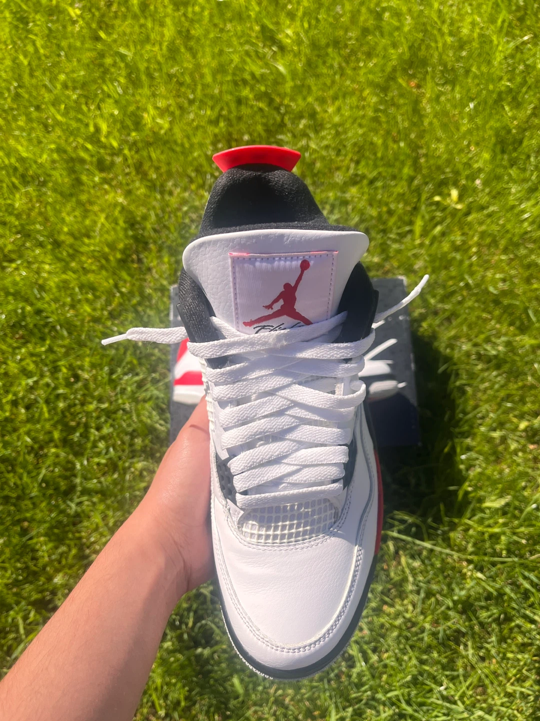 Jordan 4 red cement - photo 3