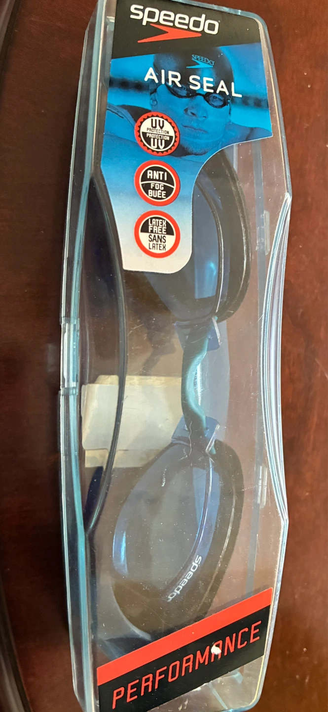 Speedo swimming goggles Air Seal performance clear blue color. - photo 4