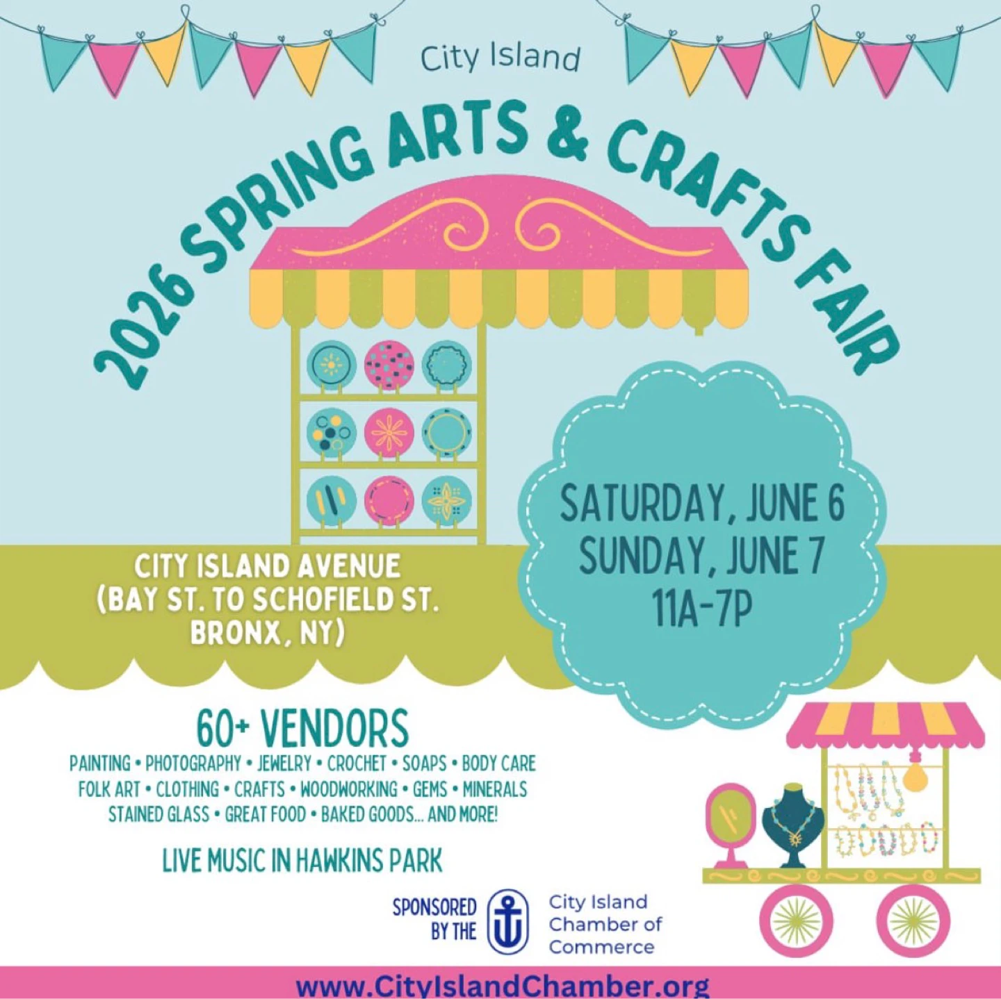 2026 Spring Arts & Crafts Fair - City Island