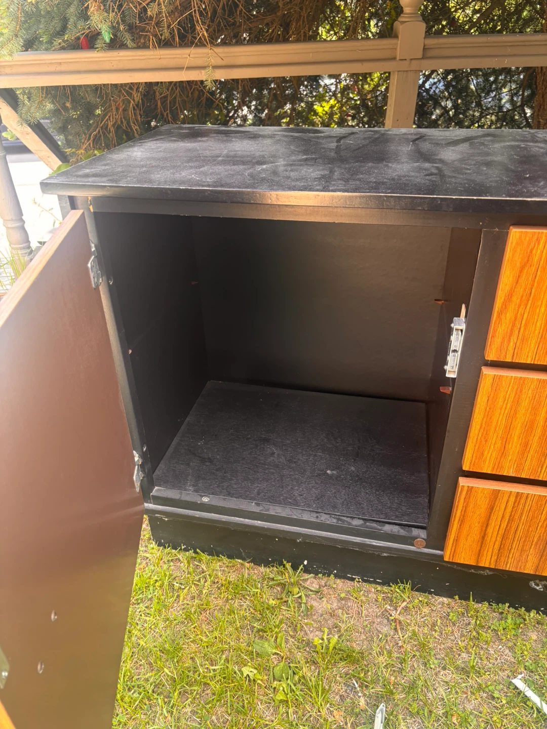 Vintage Dresser Sideboard with Cabinet and Drawers - photo 2