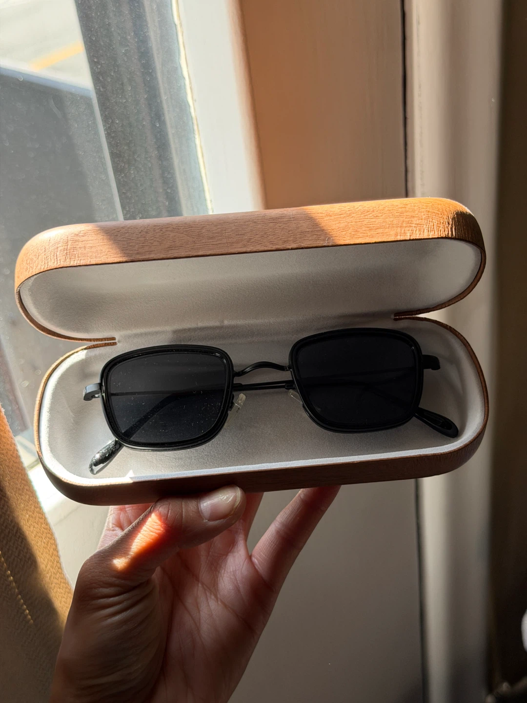 Black Rectangle Sunglasses
