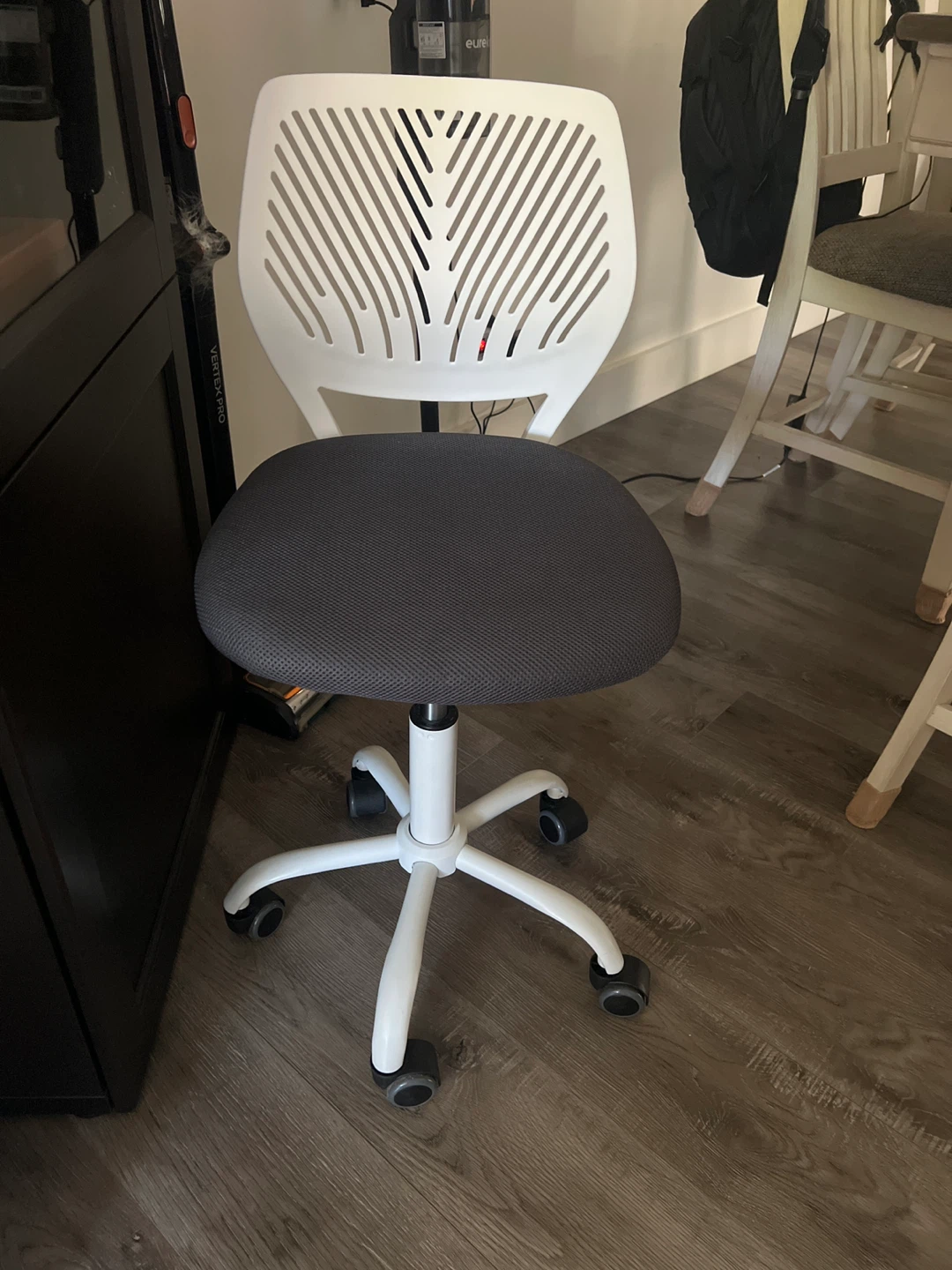 White and Grey Office Chair