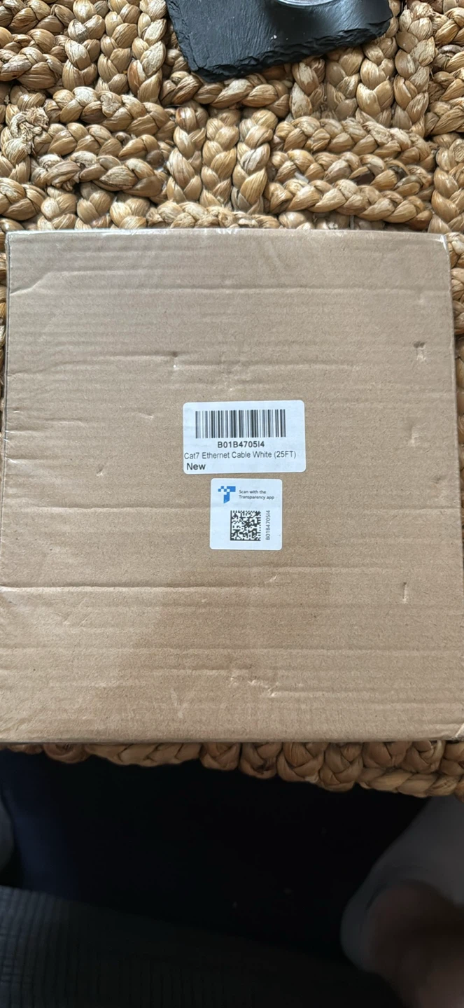 Cat7 Ethernet Cable White (25FT)