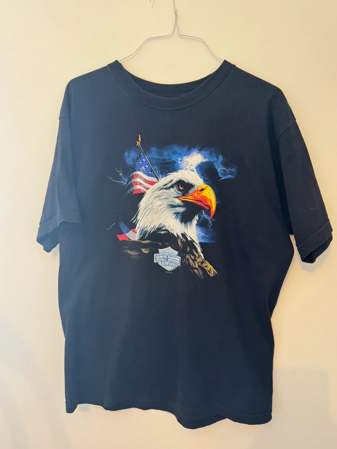 Harley-Davidson T-Shirt XL Eagle Motown Classic Motorcycles