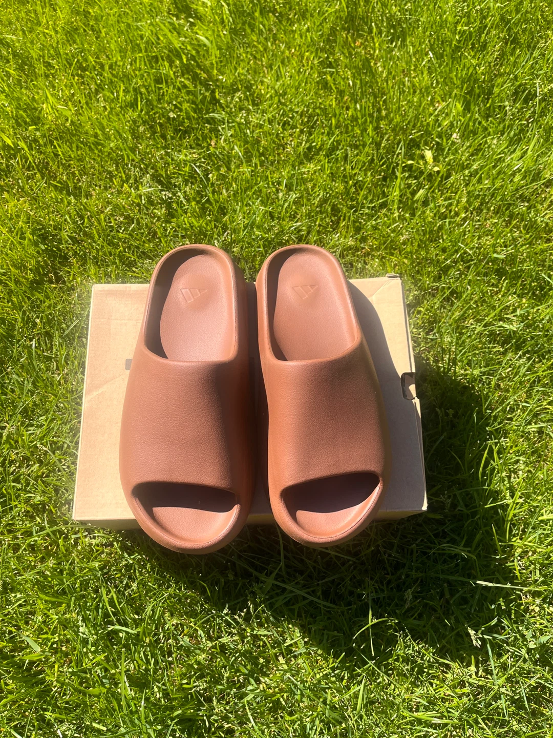Flax yeezy slides