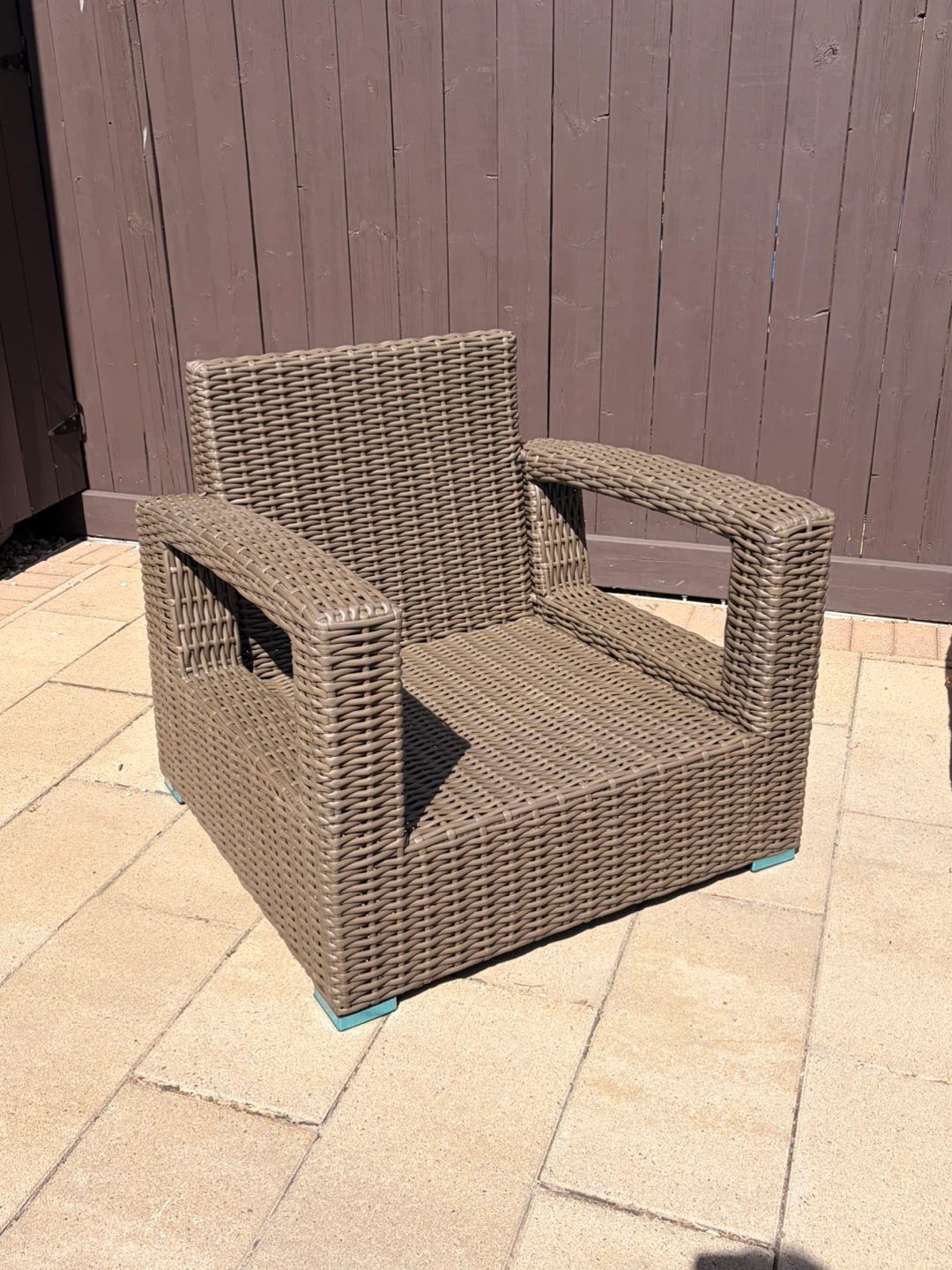 3 piece Wicker Patio Sofa and Chair Set