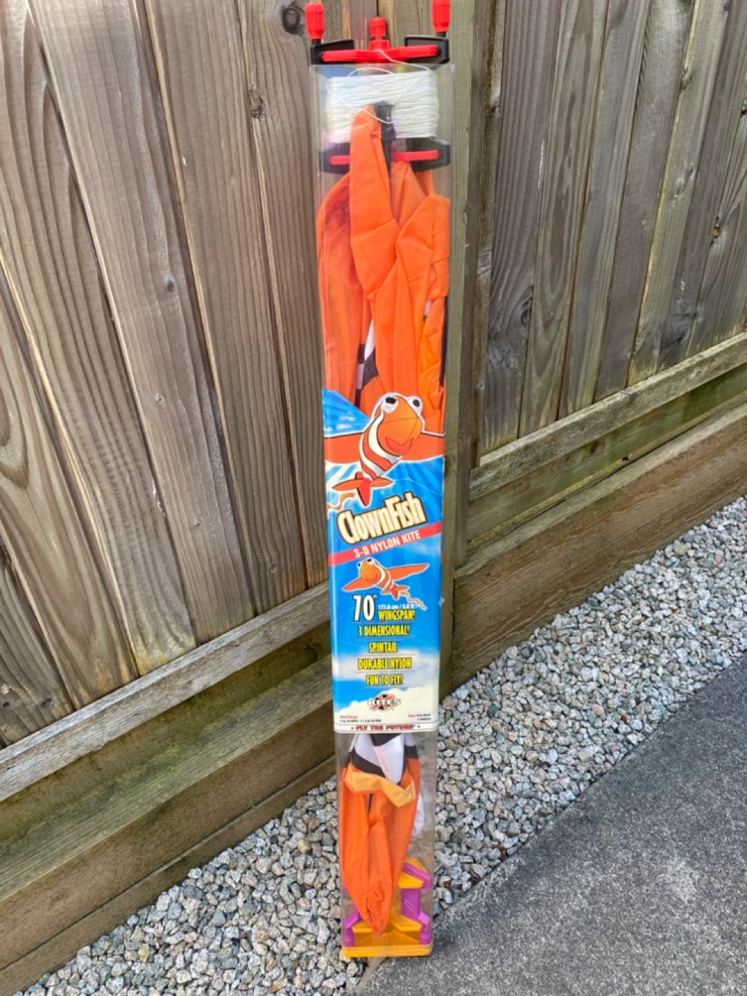Clownfish 70" 3-D Nylon Kite