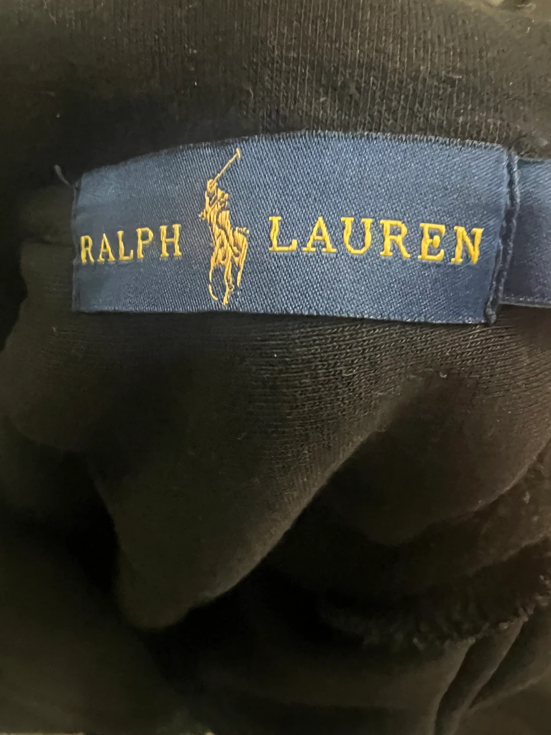Ralph Lauren Black Full Zip Hoodie with Rainbow POLO Logo - photo 3