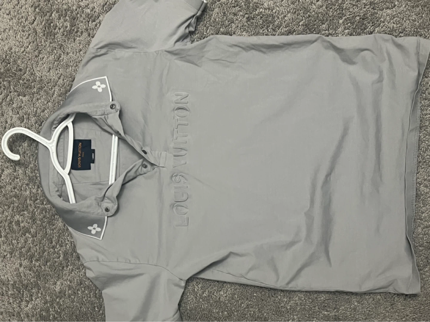 Louis Vuitton Grey Polo Shirt