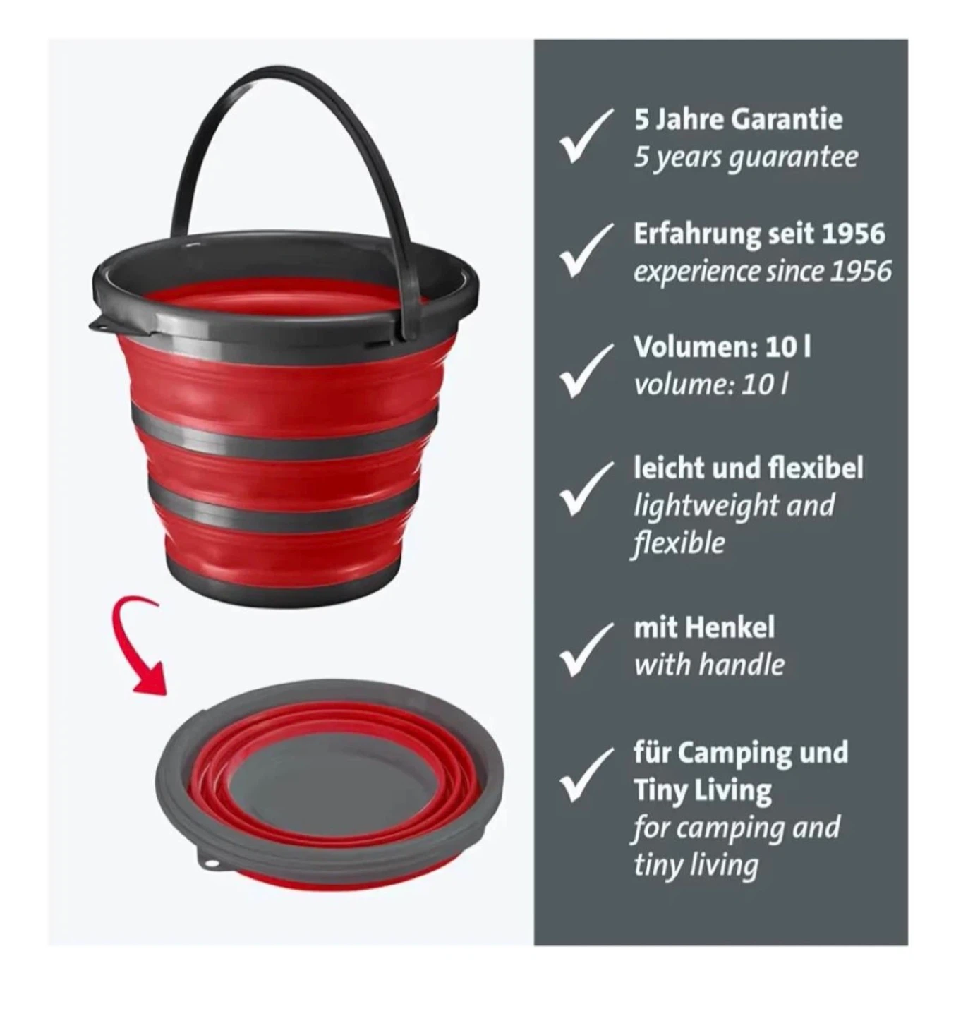 Collapsible Bucket 10L