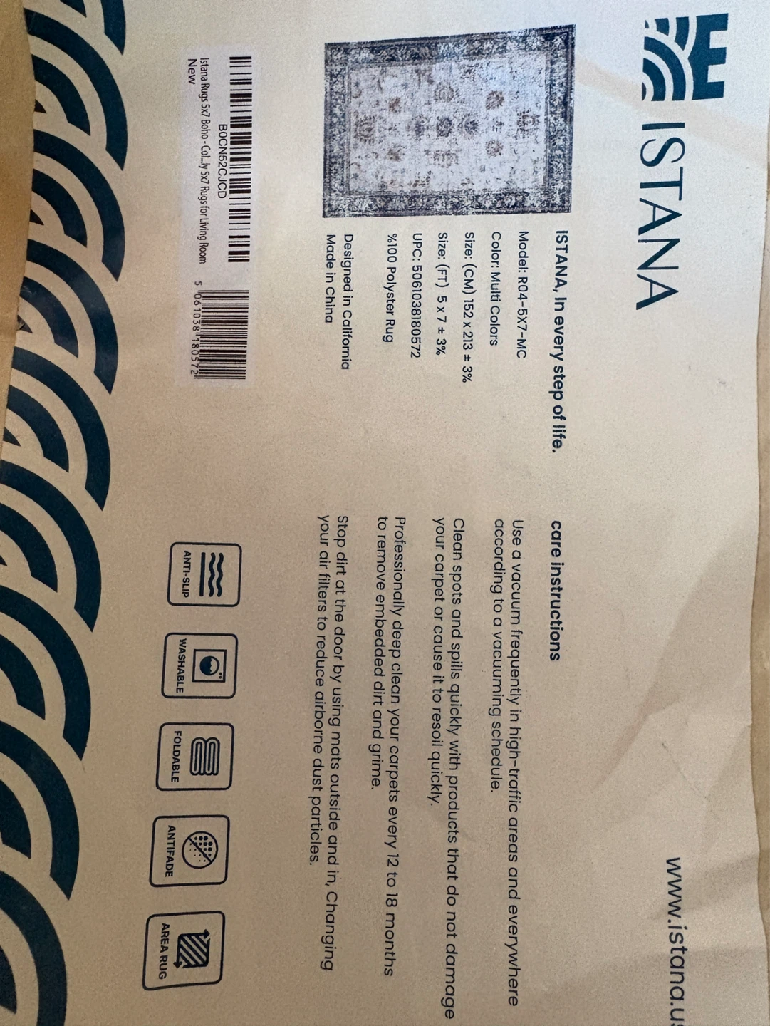 Istana Area Rug 5'x7' - photo 3