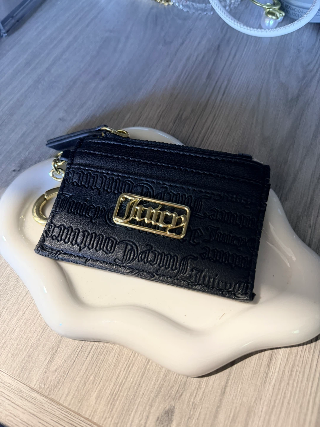 Juicy Couture Black Cardholder