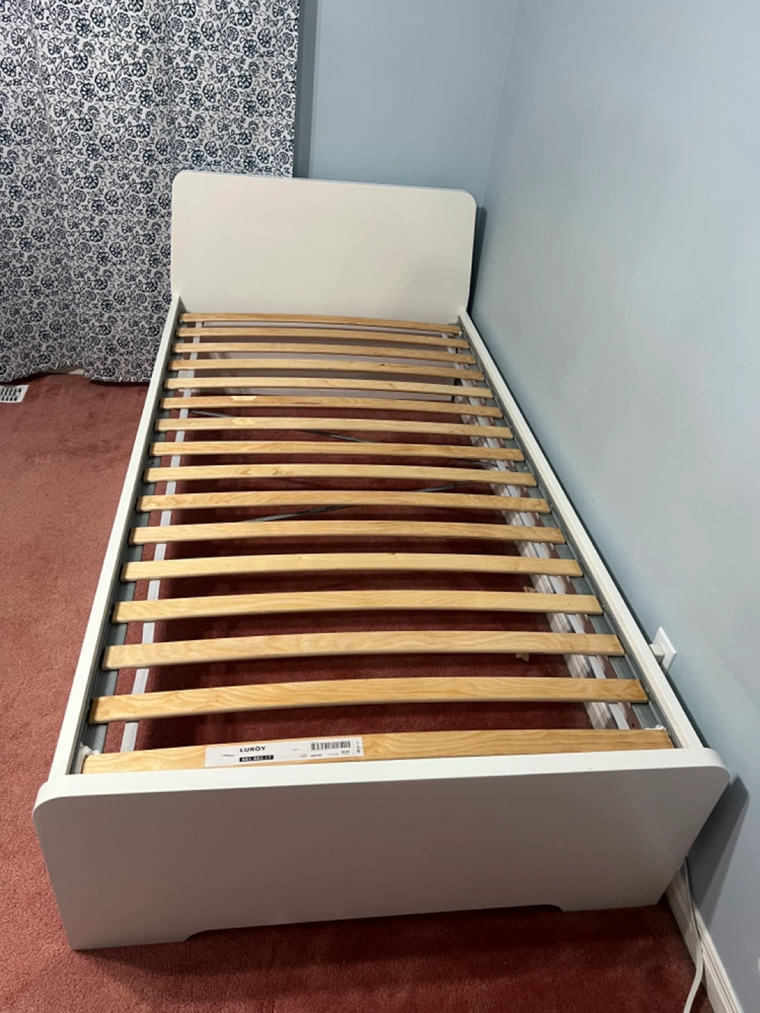 IKEA Twin Bed Frame + Mattress Included – Excellent Condition - photo 2