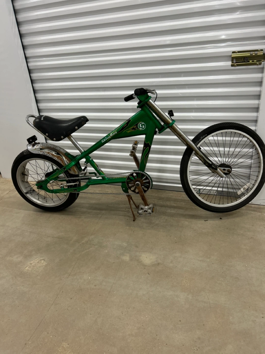 Green Sting Ray Chopper Bicycle