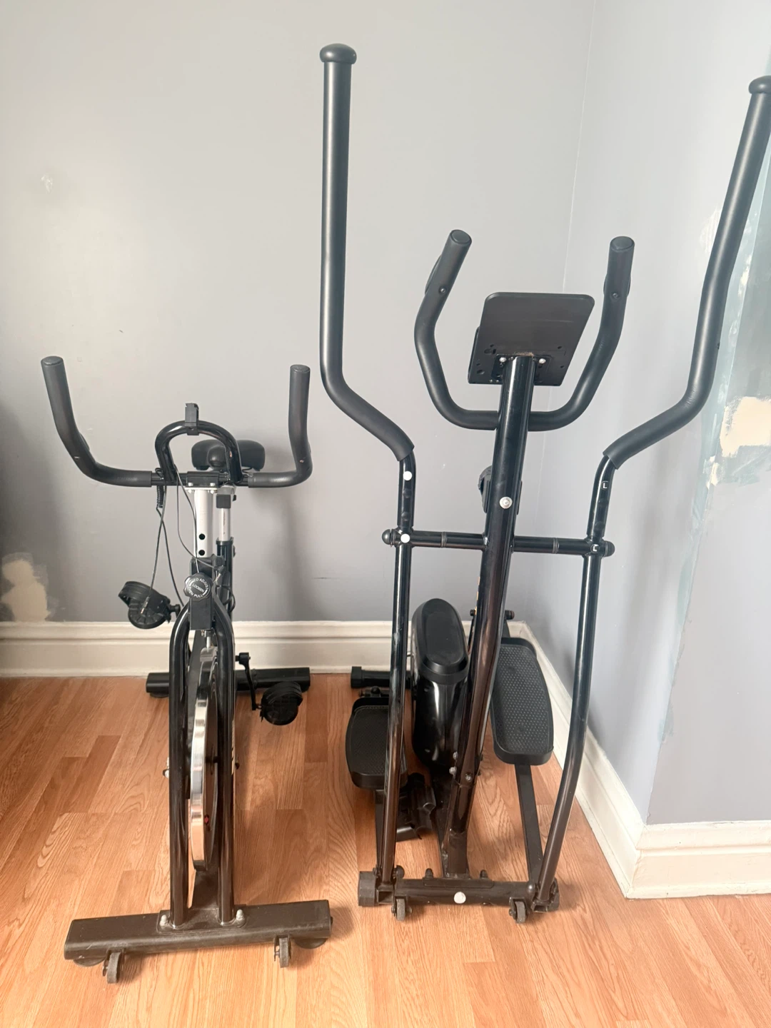Exercise Bike and Elliptical Set