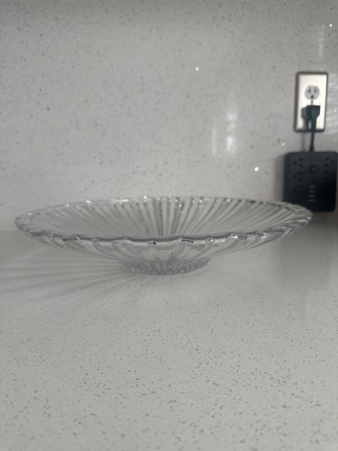 Clear Glass Serving Bowl - photo 2