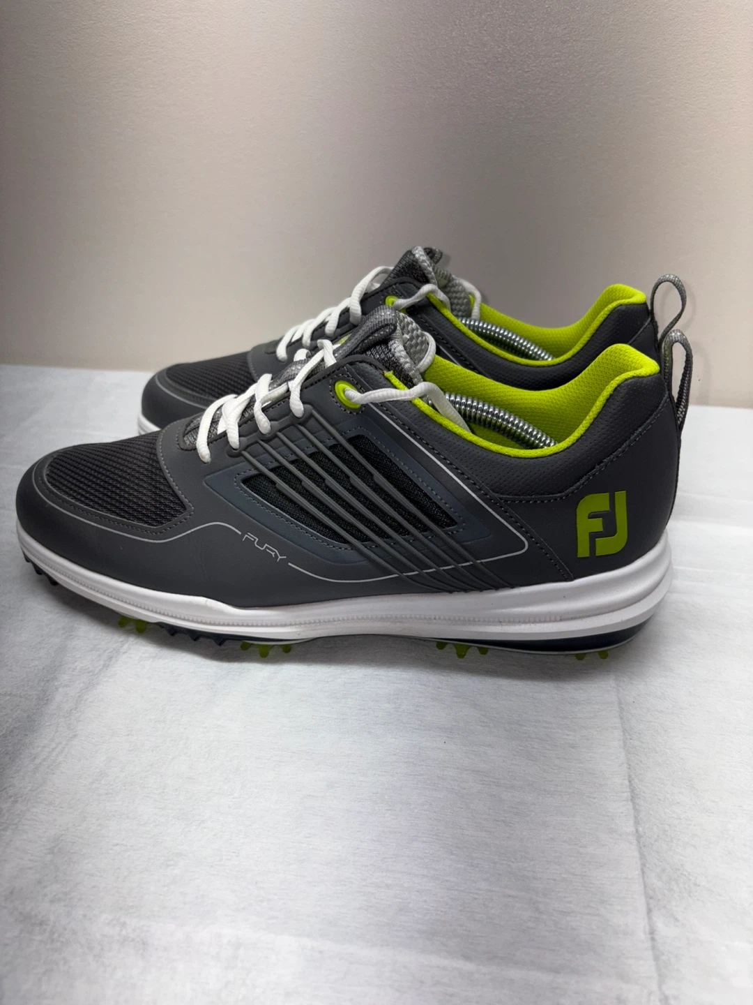 FootJoy Fury Golf Shoes Men's 10 M Grey/Lime - photo 3