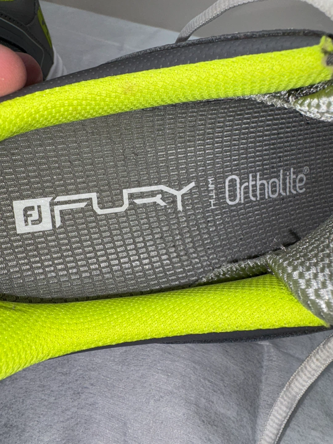 FootJoy Fury Golf Shoes Men's 10 M Grey/Lime - photo 5