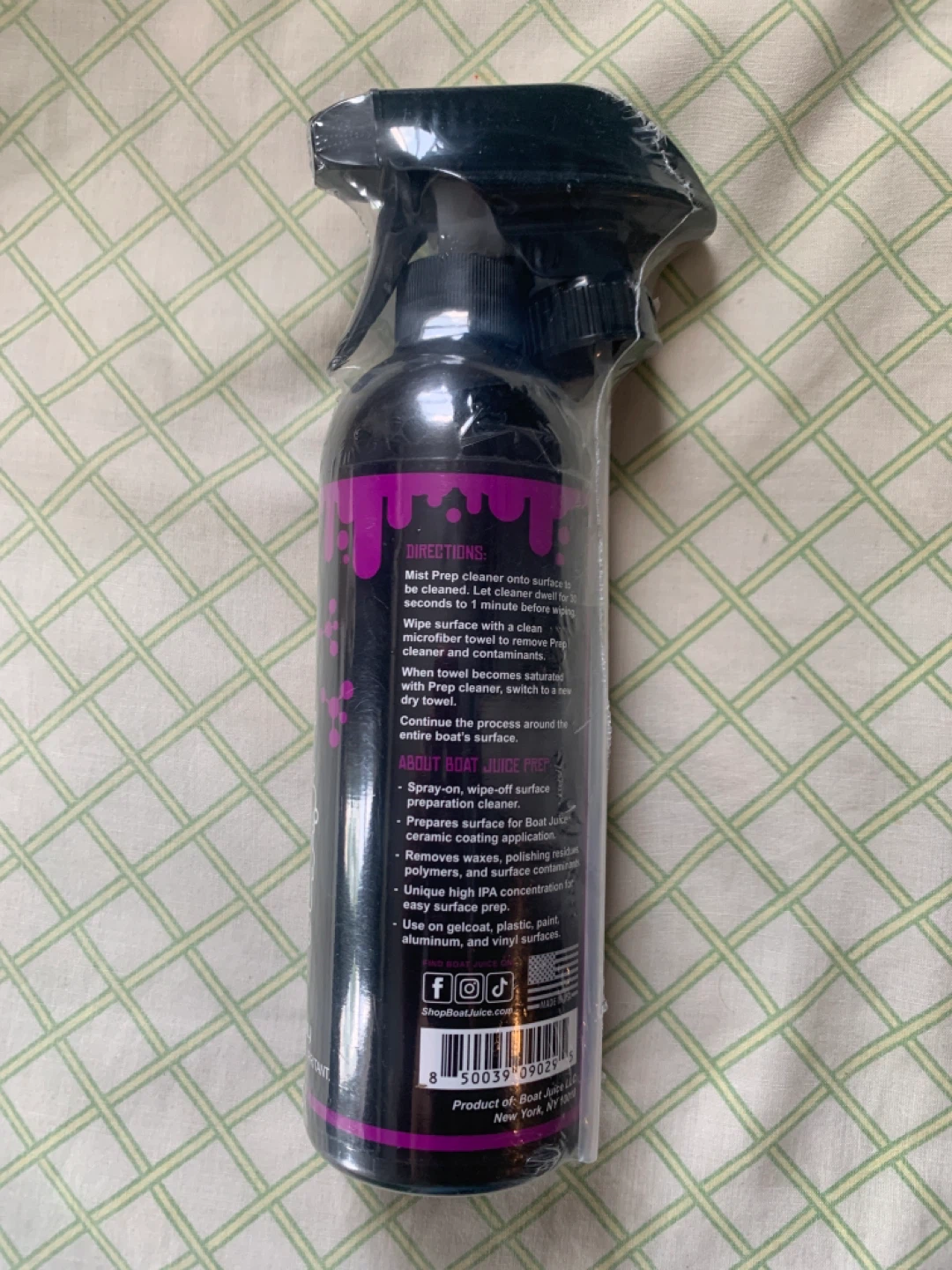 Sealed Boat Juice Prep Surface Prep Cleaner Spray 16 Fl Oz - photo 4