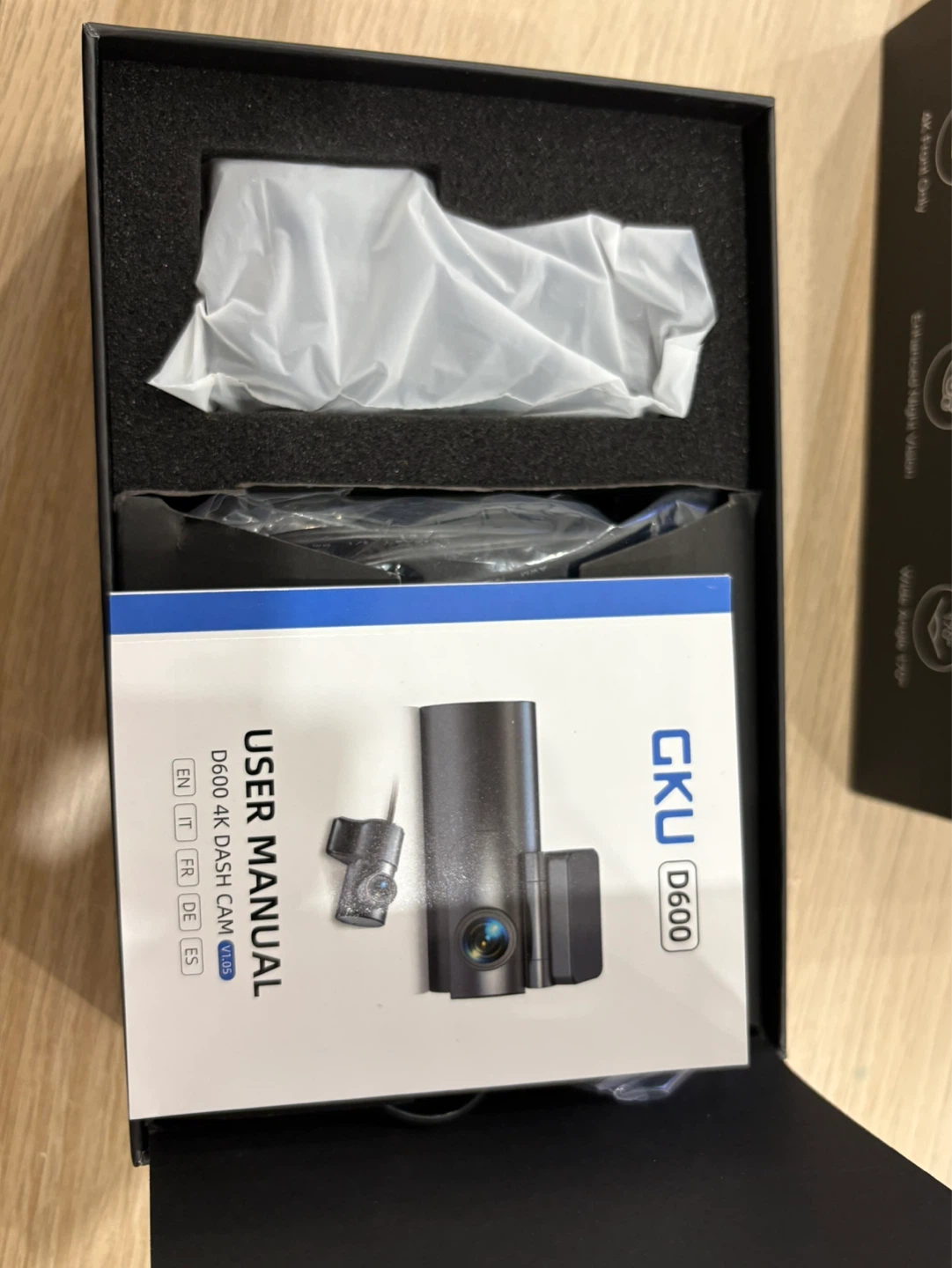 GKU D600 4K Mini Dual Dash Cam with GPS - photo 2