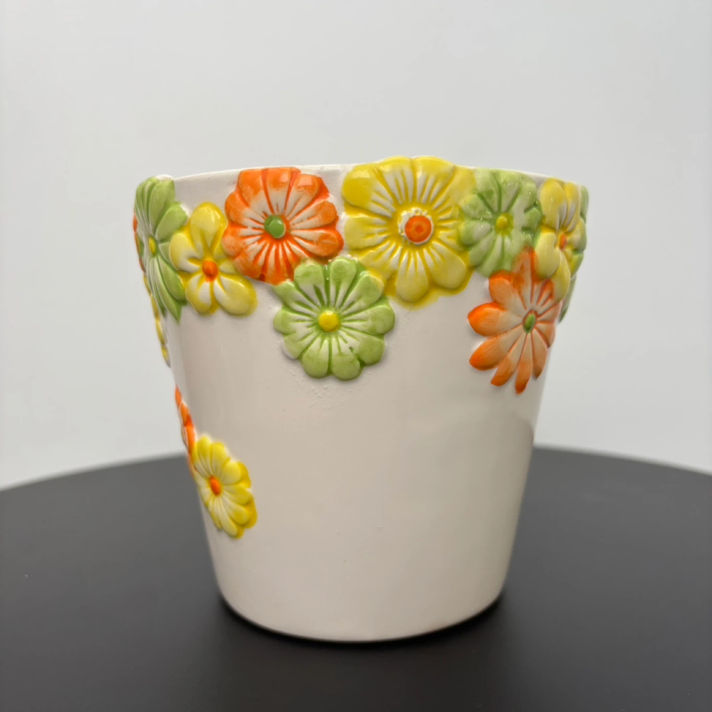 Floral Butterfly Ceramic Pot - photo 3
