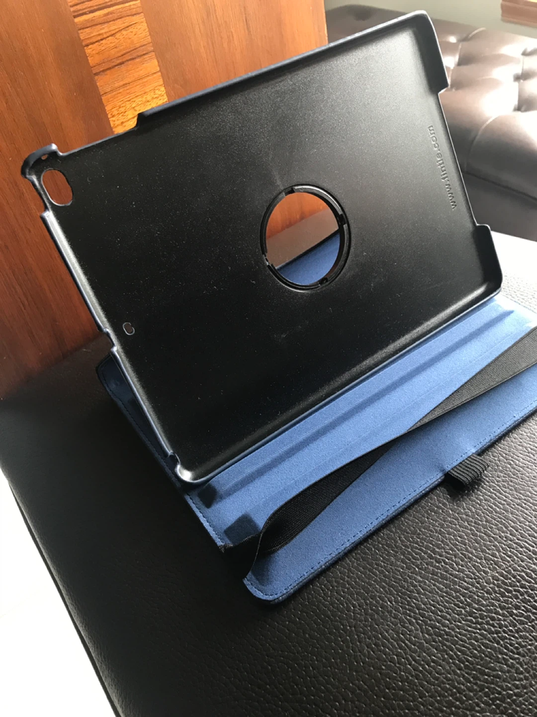 Fintie Blue Faux Leather Rotating Tablet Case - photo 2