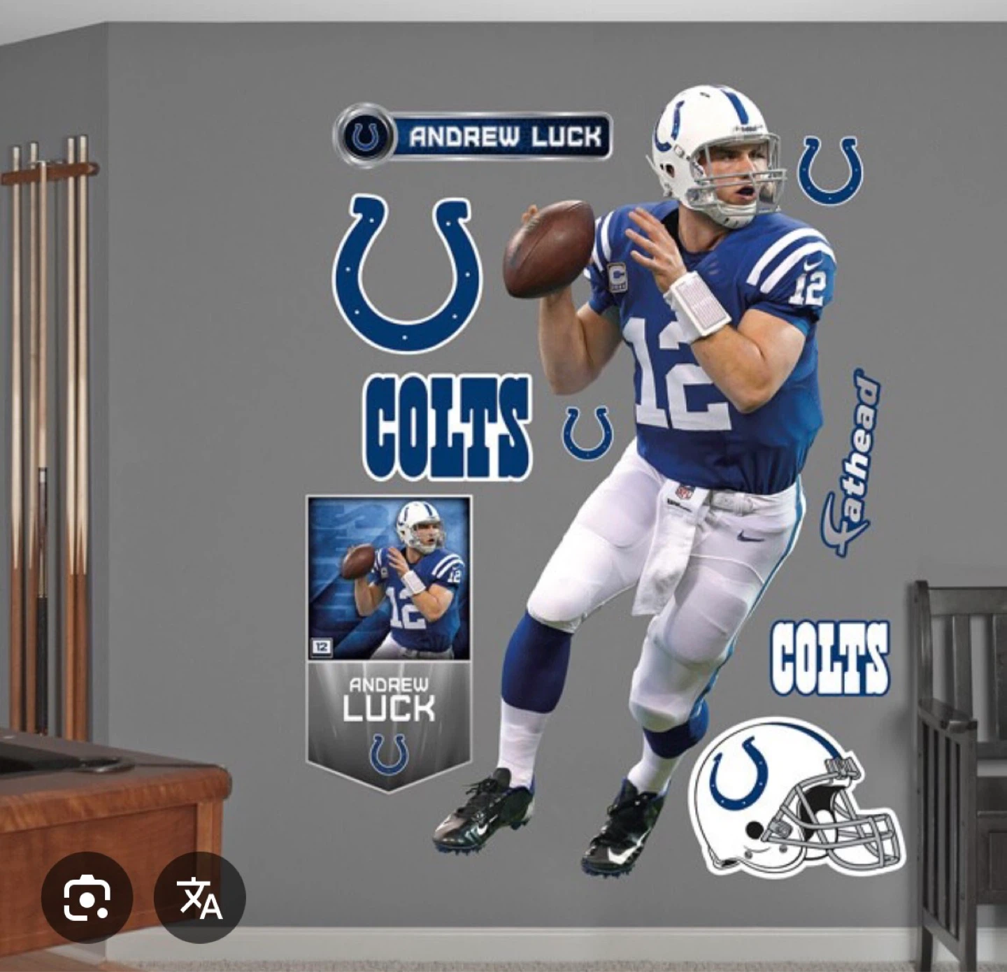 Andrew Luck Indianapolis Colts Wall Decal Set - photo 2