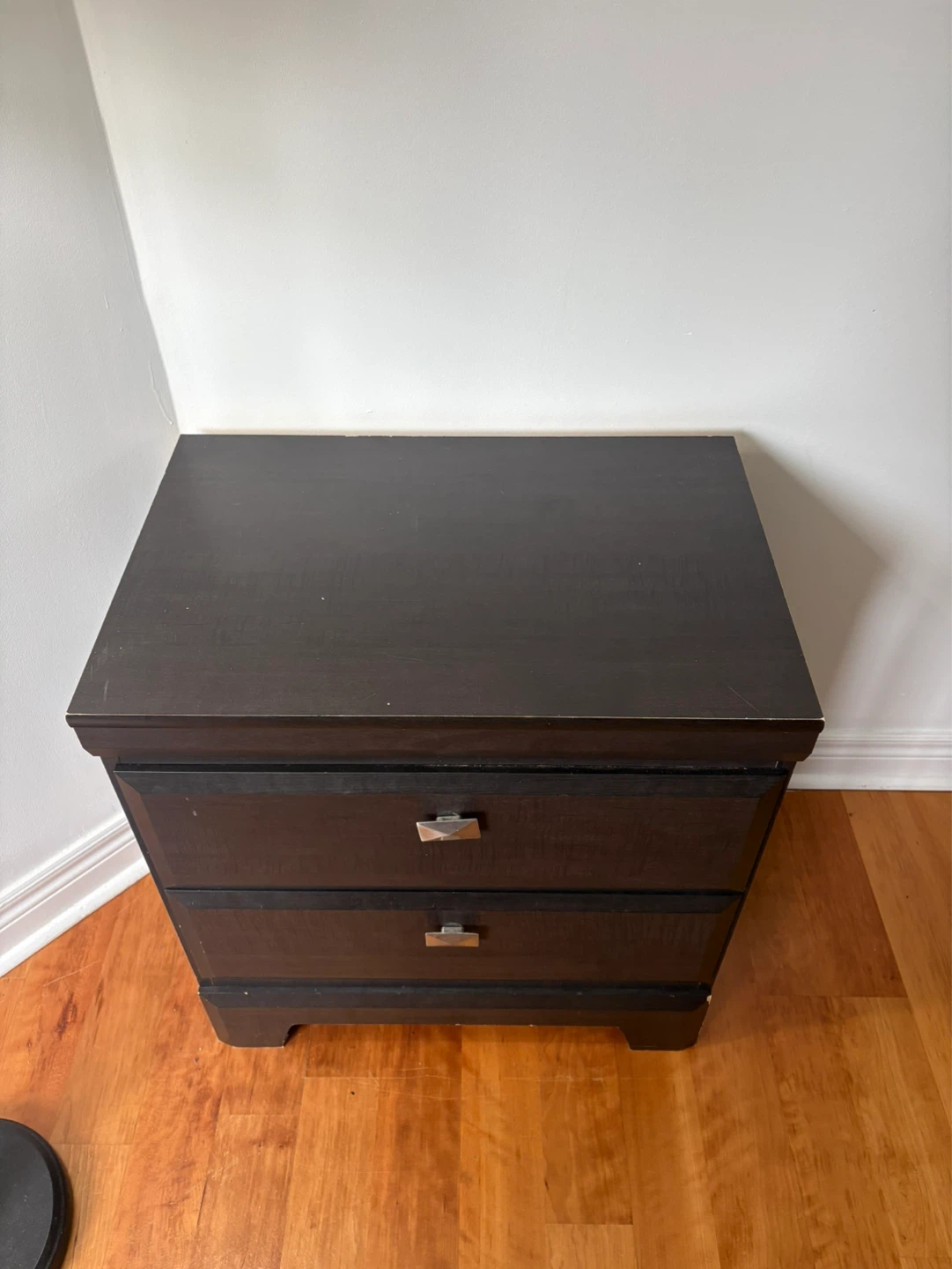 Nightstand with two drawers - PICK UP ONLY - photo 3