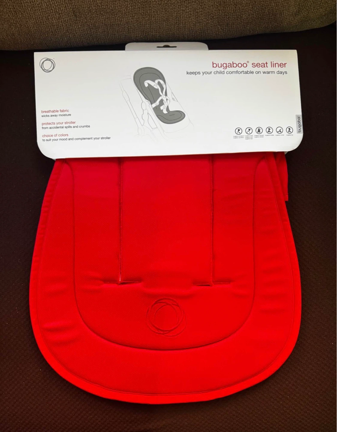 Bugaboo Seat Liner - Red