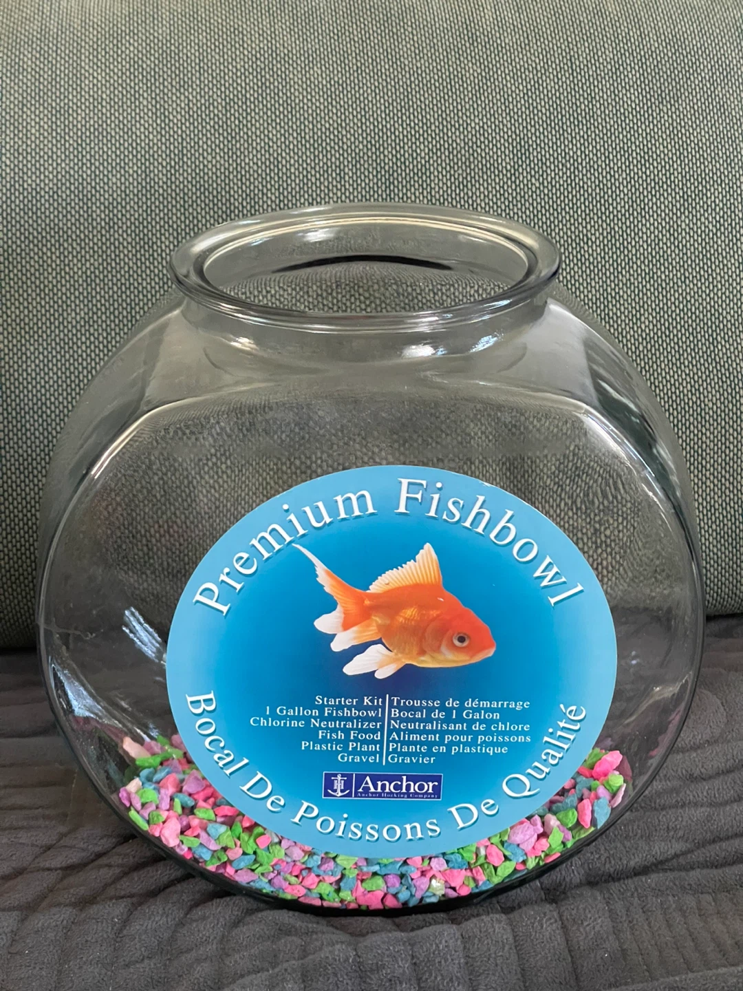 Anchor Premium Fishbowl 1 Gallon (Glass)