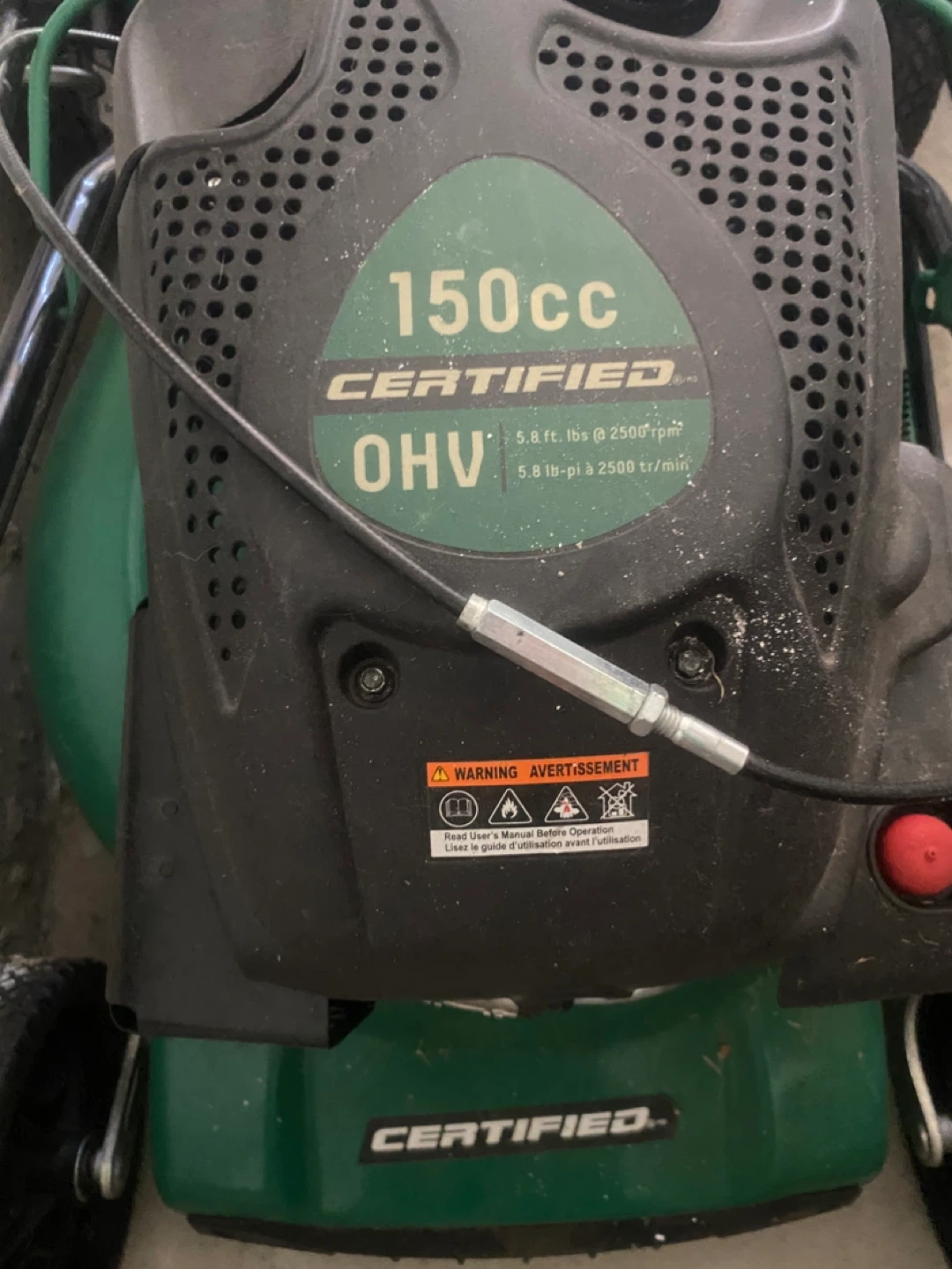 Certified 21” Self-Propelled Gas Lawnmower with Bag - photo 2
