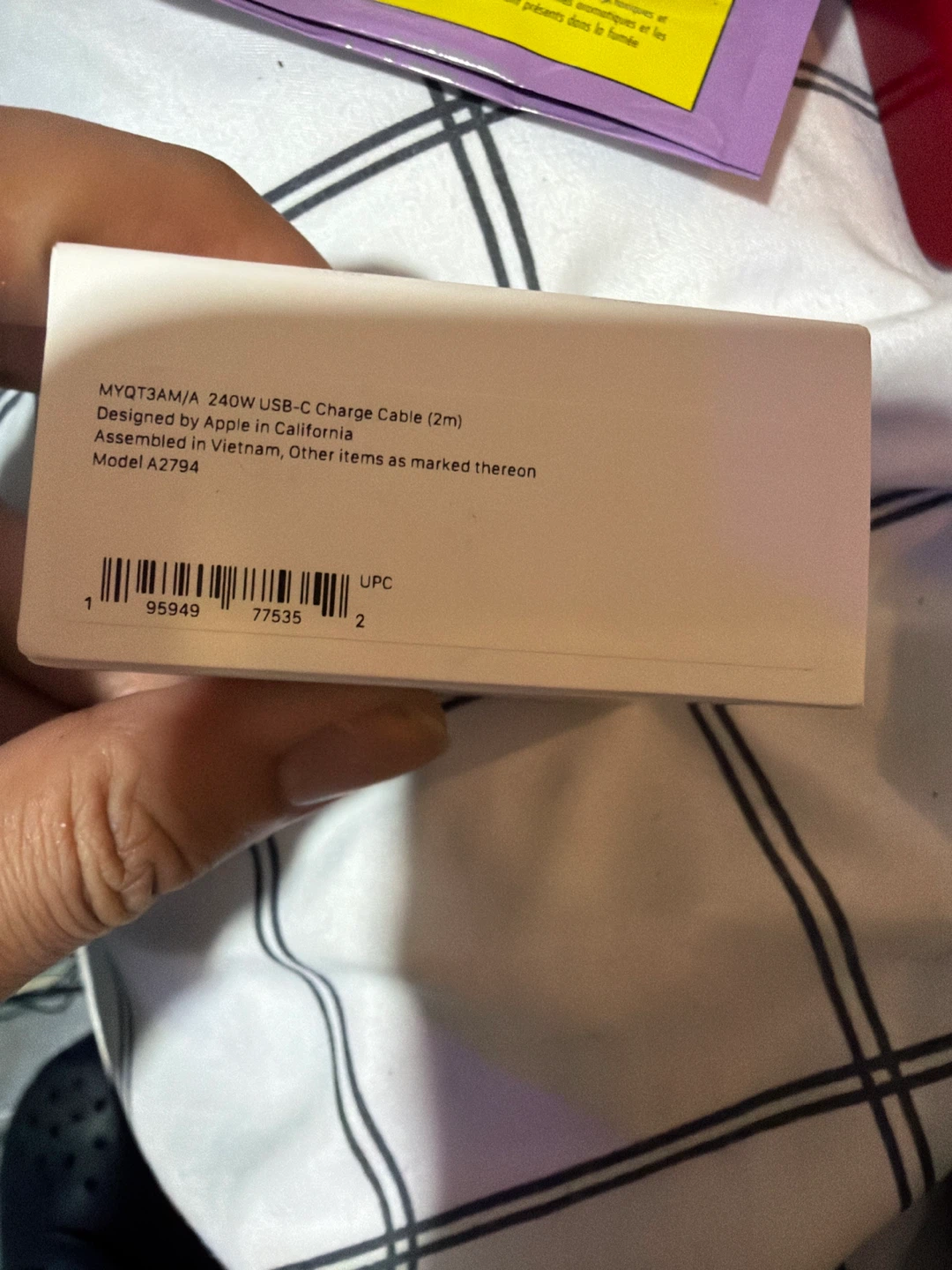 Apple USB-C 240W Charge Cable (2m) - photo 2