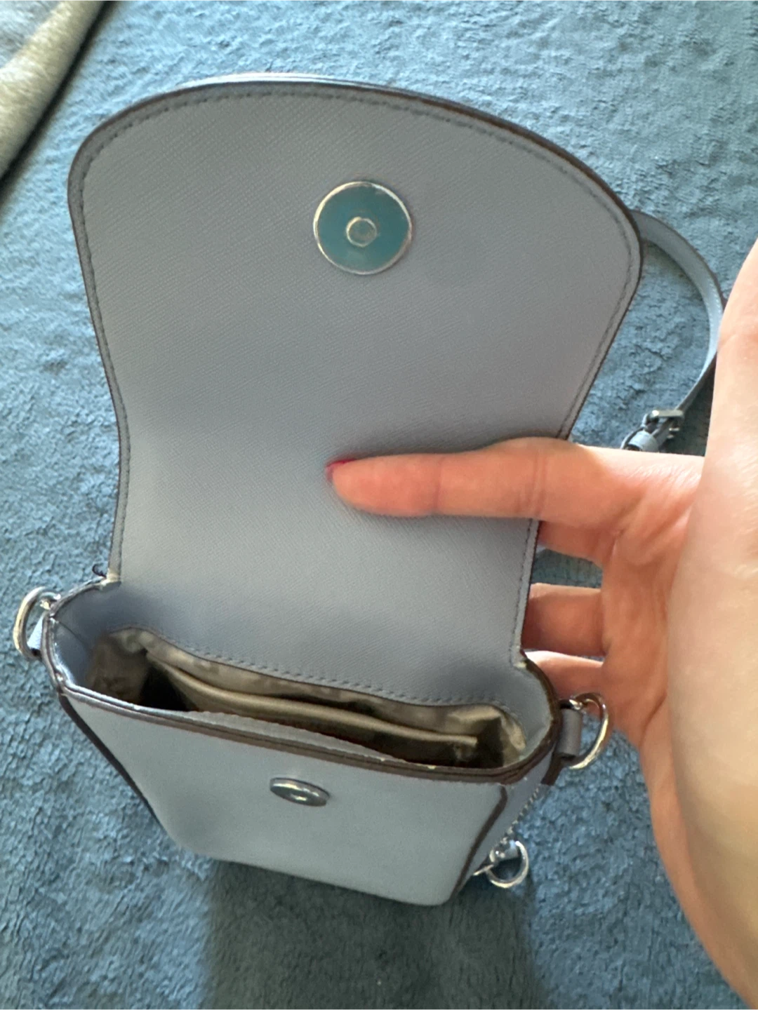 DKNY Light Blue Crossbody Bag - photo 4