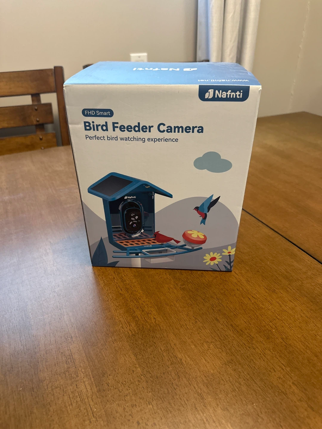 Nafnti FHD Smart Bird Feeder Camera
