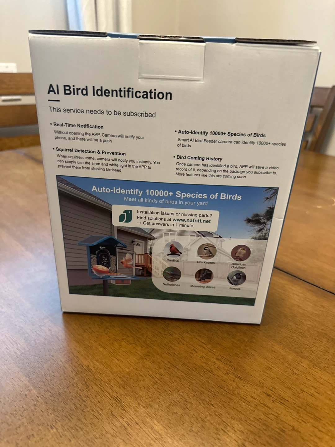 Nafnti FHD Smart Bird Feeder Camera - photo 3
