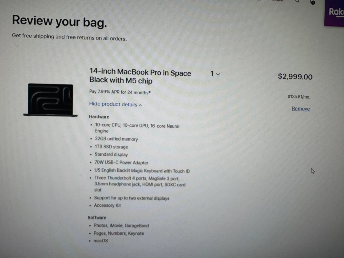 14-inch MacBook Pro in Space Black with M5 chip - photo 3